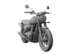 triumph street twin 2016 3D Model