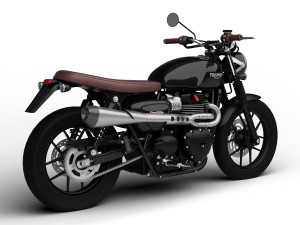 triumph street twin scrambler 2016 3D-Modell