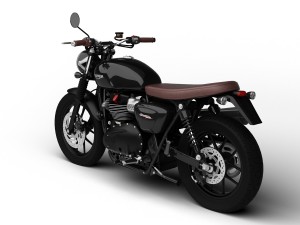 triumph street twin scrambler 2016 3D-Modell