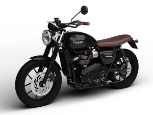 triumph street twin scrambler 2016 3D-Modell