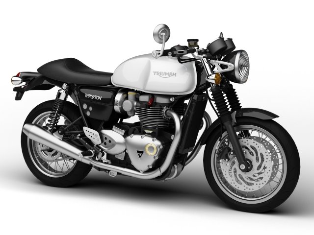 triumph thruxton 2016 3D Model .c4d .max .obj .3ds .fbx .stl .blend 