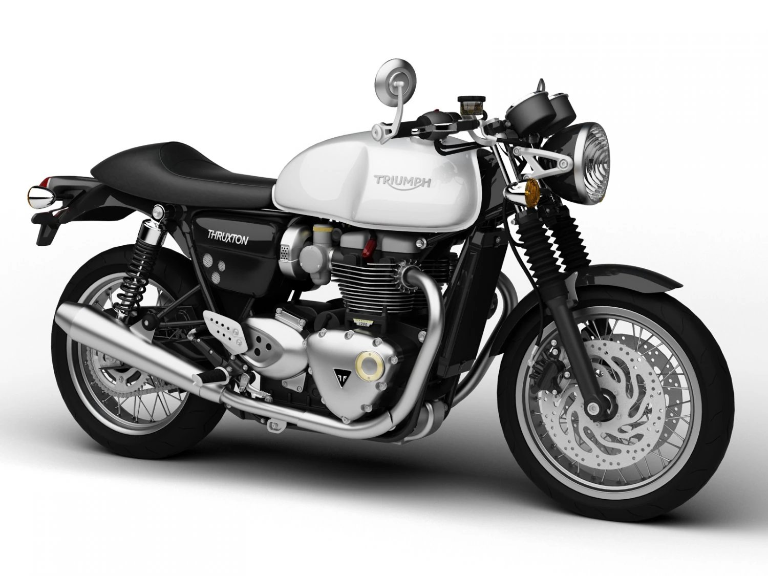 triumph thruxton 2016 3D Model .c4d .max .obj .3ds .fbx .stl .blend