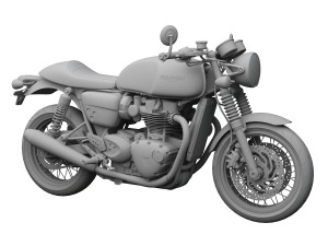 triumph thruxton 2016 3D Model