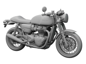 triumph thruxton 2016 3D Model