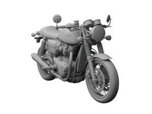 triumph thruxton 2016 3D Model