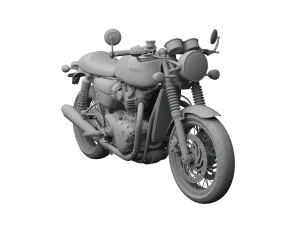 triumph thruxton 2016 3D Model