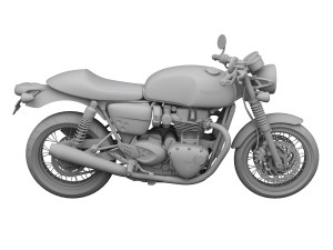 triumph thruxton 2016 3D Model