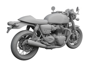 triumph thruxton 2016 3D Model