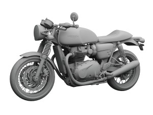 triumph thruxton 2016 3D Model