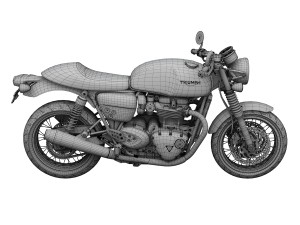 triumph thruxton 2016 3D Model
