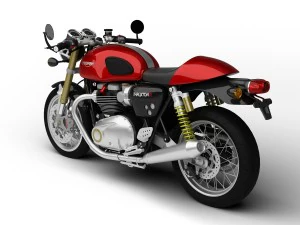 triumph thruxton r 2016 3D Model