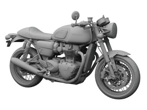 triumph thruxton r 2016 3D Model