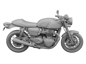 triumph thruxton r 2016 3D Model