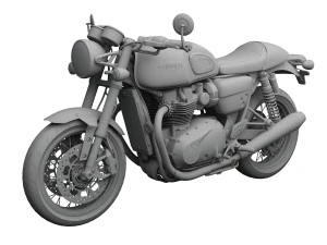 triumph thruxton r 2016 3D Model