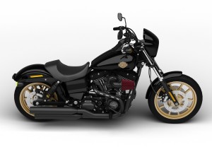harley-davidson fxdl dyna low rider s 2016 Modello 3D