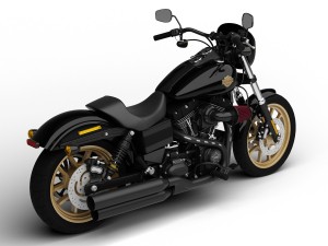 harley-davidson fxdl dyna low rider s 2016 Modello 3D