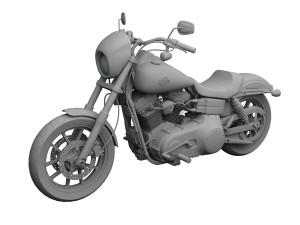 harley-davidson fxdl dyna low rider s 2016 Modello 3D