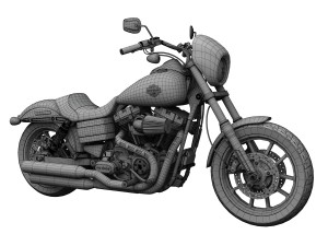 harley-davidson fxdl dyna low rider s 2016 Modello 3D
