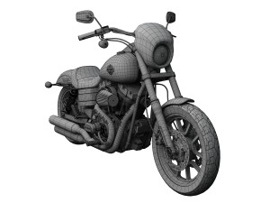 harley-davidson fxdl dyna low rider s 2016 Modello 3D