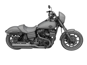 harley-davidson fxdl dyna low rider s 2016 Modello 3D