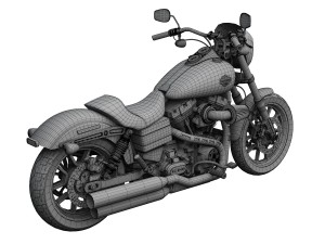 harley-davidson fxdl dyna low rider s 2016 Modello 3D