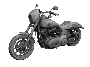 harley-davidson fxdl dyna low rider s 2016 Modello 3D
