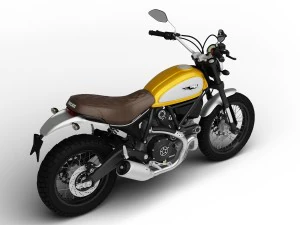 ducati scrambler classic 2016 3D Model
