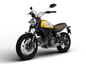 ducati scrambler classic 2016 3D Model
