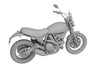 ducati scrambler classic 2016 3D Model