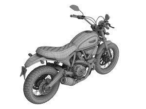 ducati scrambler classic 2016 3D-Modell