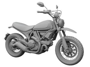 ducati scrambler urban enduro 2016 3D Model