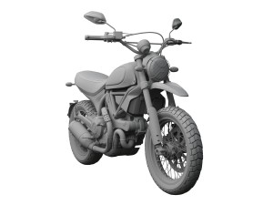 ducati scrambler urban enduro 2016 3D Model