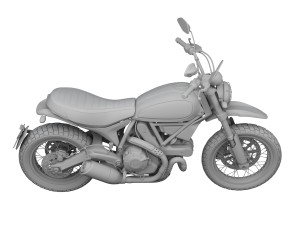 ducati scrambler urban enduro 2016 3D Model