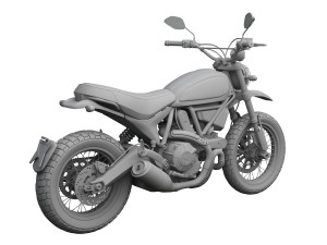 ducati scrambler urban enduro 2016 3D Model