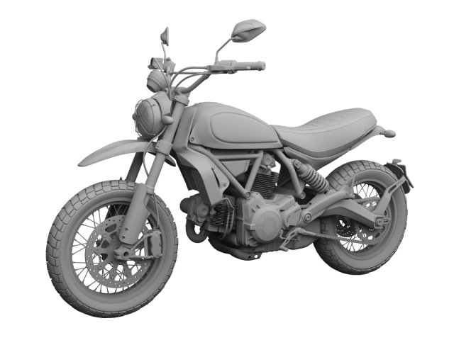 ducati scrambler urban enduro 2016 3D
