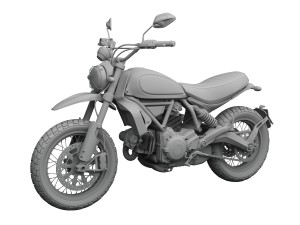 ducati scrambler urban enduro 2016 3D Model
