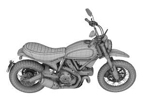 ducati scrambler urban enduro 2016 3D Model