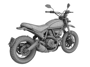 ducati scrambler urban enduro 2016 3D Model