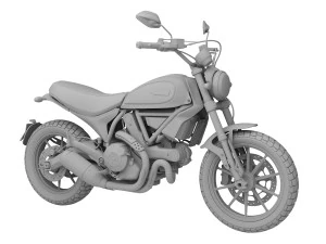 ducati scrambler icon 2016 3D Model