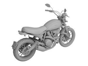ducati scrambler icon 2016 3D Model
