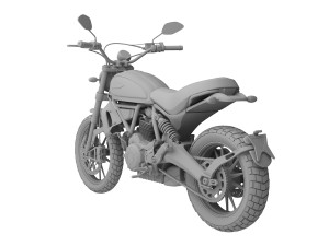 ducati scrambler icon 2016 Modelo 3D