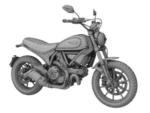 ducati scrambler icon 2016 3D Model