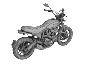 ducati scrambler icon 2016 3D Model