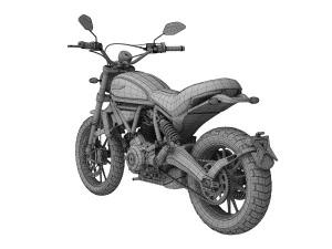 ducati scrambler icon 2016 3D Model