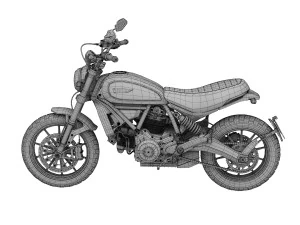 ducati scrambler icon 2016 3D Model