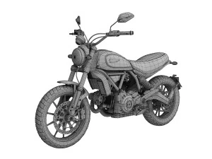 ducati scrambler icon 2016 3D Model