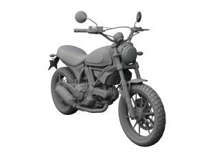 ducati scrambler sixty2 2016 3D Model