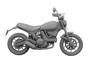 ducati scrambler sixty2 2016 3D Model