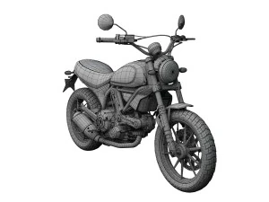 ducati scrambler sixty2 2016 3D Model
