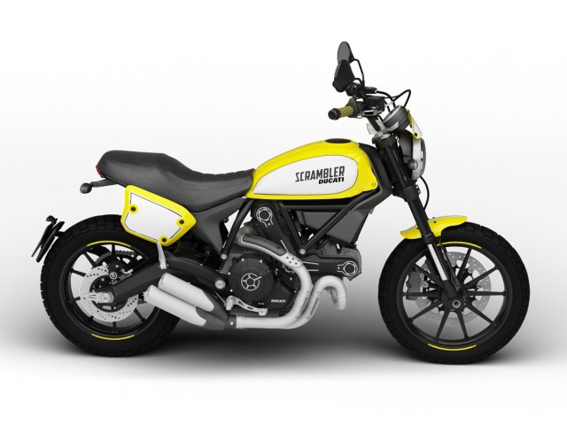 ducati scrambler flat track pro 2016 3D